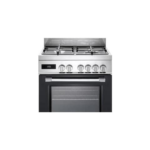 Cucina Elettrica PRO 66 MXL PZ 4 Zone Cottura Gas Forno Elettrico Multifunzione Termoventilato Classe A Dimensioni 60 x 60 cm Colore Antracite Professional - Foto 4