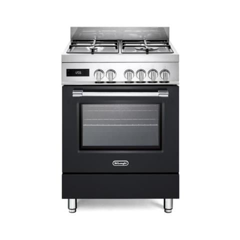 Cucina Elettrica PRO 66 MXL PZ 4 Zone Cottura Gas Forno Elettrico Multifunzione Termoventilato Classe A Dimensioni 60 x 60 cm Colore Antracite Professional - Foto 1