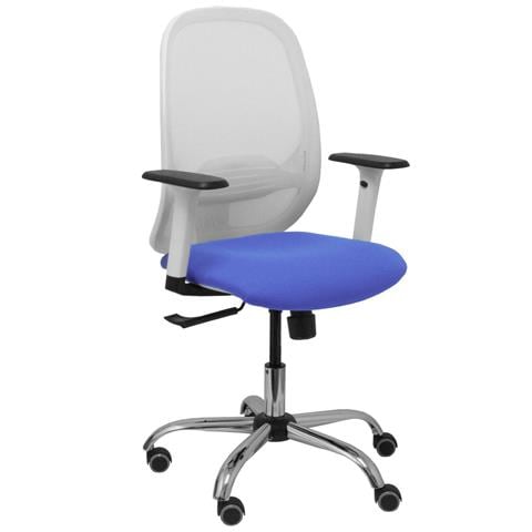 Sedia Da Ufficio 354crrp Bianco Azzurro Chiaro - Foto 1