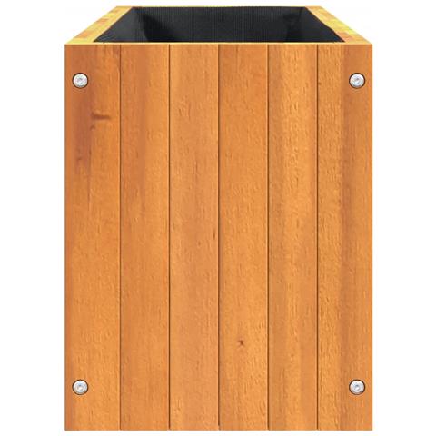 Fioriera Da Giardino 59x27,5x35 Cm In Legno Massello Di Acacia - Foto 8