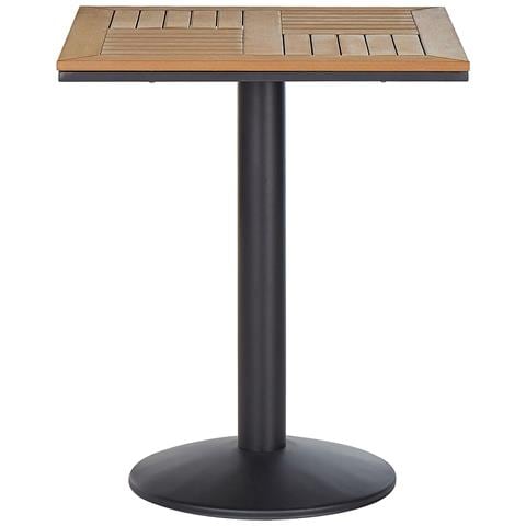 Tavolino Bistrot Palmi 60 Cm 60 Cm Simil Legno Marrone - Foto 9