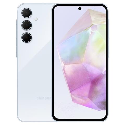 Galaxy A35 5G 256GB 8GB Ram Display 6.6" AMOLED Slot Nano SD Dual Sim Fot. 13 Mpx Android 14 Awesome IceBlue Tim - Foto 1