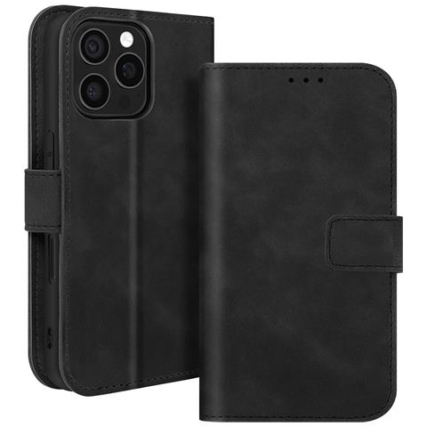 Custodia Portafoglio Per Iphone 16 Pro Max Copertina Supporto Video - Foto 1