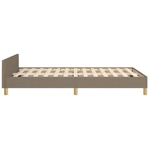 Giroletto Con Testiera Tortora 120x190 Cm In Tessuto - Foto 10