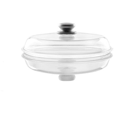 Coperchio Les Accessoires - Argento - Vetro Borosilicato - 24x24x3 Cm - Foto 1