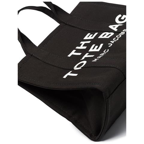 The Medium Tote Black Borse Tote Cotone Borse Donna Nero Eu One Size, M0016161 - Foto 3