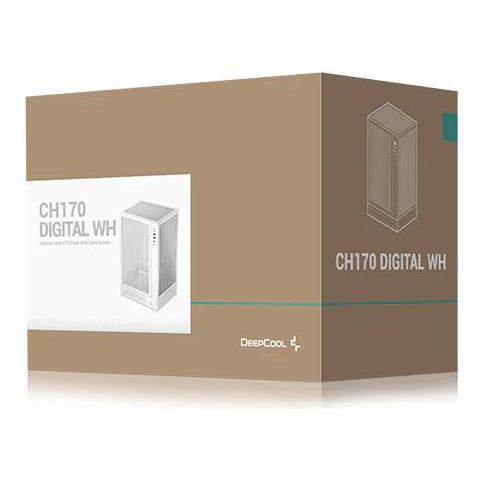 Case CH170 DIGITAL Tower Mini-ATX 2 Porte USB 3.2 Colore Bianco - Foto 6