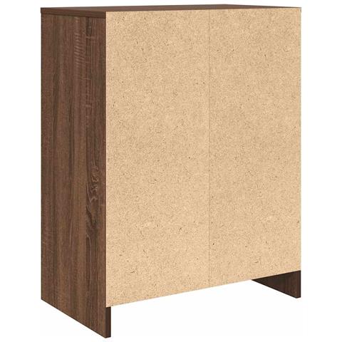 Scarpiera Rovere Marrone 57x34x76 cm in Legno Multistrato - Foto 9