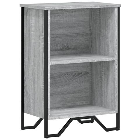 Libreria Grigio Sonoma 50x31x74,5 Cm In Legno Multistrato - Foto 2