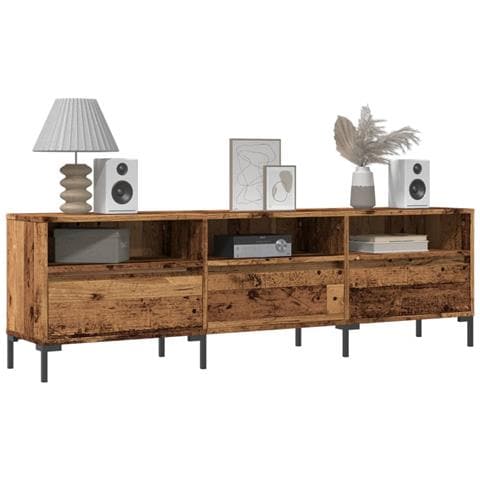 Mobile Porta Tv Legno Antico 150x30x44,5 Cm Legno Multistrato - Foto 1