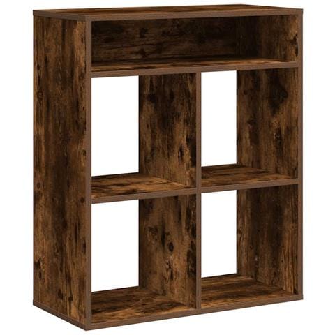 Libreria Rovere Fumo 66x31x80 Cm In Legno Multistrato - Foto 2