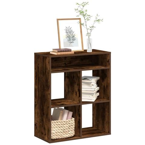 Libreria Rovere Fumo 66x31x80 Cm In Legno Multistrato - Foto 1