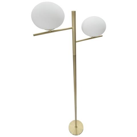 Lampada Da Terra Mf202 - Oro - Metallo - 51x24x180 Cm - Foto 2