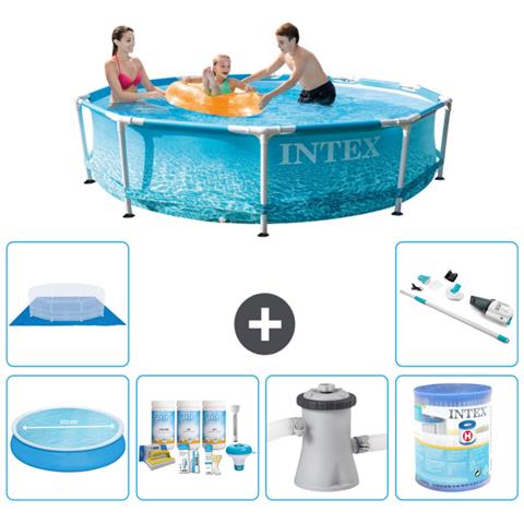 Piscina Fuori Terra - In Giro - 305x76 Cm - Blu - Include Accessori Coordinati A1342 - Foto 1