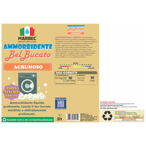 Ammorbidente Belbucato Agrumoso 5lt - Foto 2