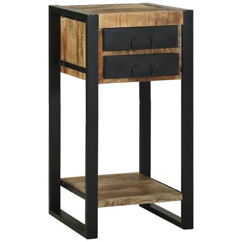 Supporto per telefono 40x40x80 cm Legno massello di mango grezzo - Foto 1