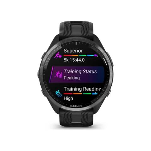 Forerunner 965 3,56 cm (1.4") AMOLED 47 mm Digitale 454 x 454 Pixel Touch screen Nero Wi-Fi GPS (satellitare) - Foto 8