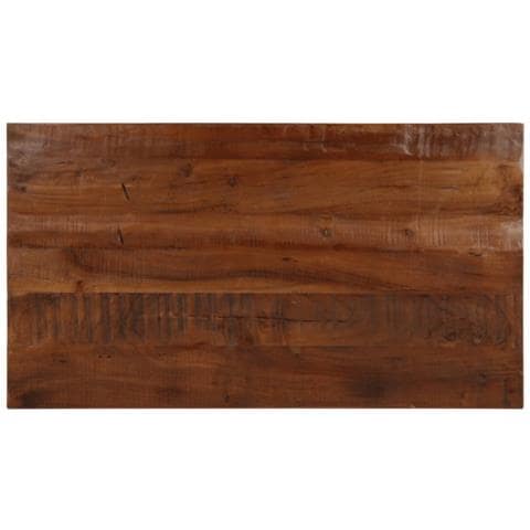 Piano Tavolo 110x50x2,5 cm Rettangolare in Massello di Recupero - Foto 1