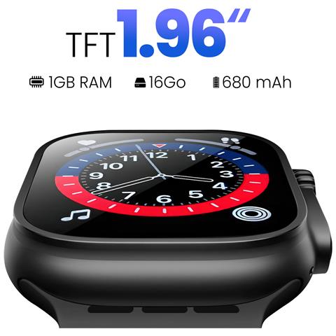 Smartwatch 4g Autonomo Con Monitoraggio Della Salute Modello Dyd01, Nero - Foto 2