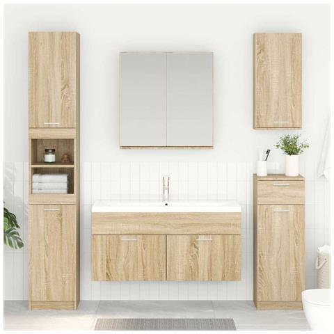 Armadio sottolavello con porta Rovere Sonoma 38,5 x 100 x 46 cm - Foto 2