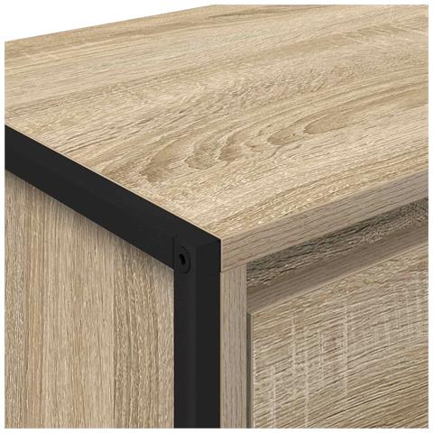 Comodino Sonoma 39,5 x 30 x 50 cm Legno multistrato - Foto 9