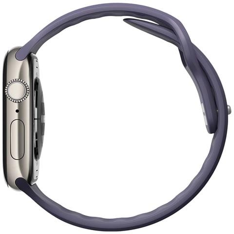 Cinturino Sport Impermeabile 46 Mm Per Apple Watch Modello Tempo Band, Viola - Foto 2