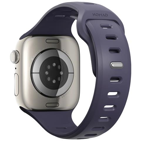 Cinturino Sport Impermeabile 46 Mm Per Apple Watch Modello Tempo Band, Viola - Foto 1