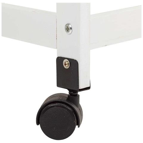 Kit Carrello In Legno Bianco 47x38x82 Cm - Foto 5
