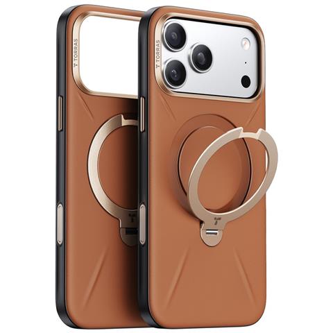 Cover per iPhone 17 Pro - Marrone, MagSafe, Con Soporte - Foto 1