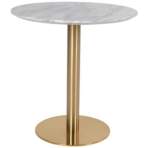 Tavolo Bolzano-oro-metallo-70x70x75 Cm - Foto 1
