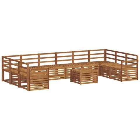 Set divani Naturale Legno di Acacia Massello - Foto 1
