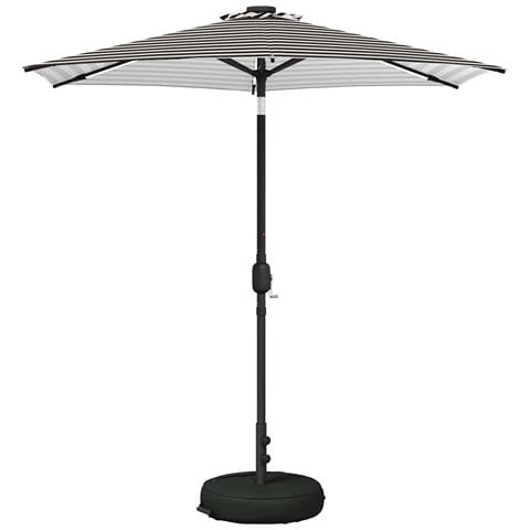 Parasol da Giardino con Luci LED 230 x 230 cm Poliestere - Foto 1