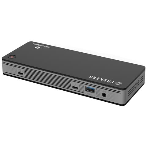 PD-UTD21 replicatore di porte e docking station per laptop Cablato Thunderbolt 3 Nero - Foto 4