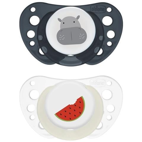 Succhietti Air Blu Lumi Silicone 16-36 Mesi 2 Pezzi - Foto 1