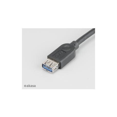 USB 3.0 cable Ext, Maschio / femmina, 1,5m, Nero - Foto 2