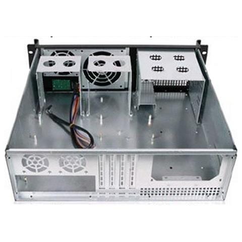 I-CASE MP-P4HX-BLK4 - Chassis Industriale Rack 19'' / Desktop 3U Ultra Compatto Nero - Foto 5