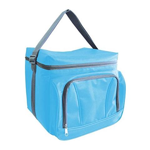 BORSA TERMICA PVC PAPILLON 20 Litri AZZURRO-GRIGIO 29x22x35H cm - Foto 2