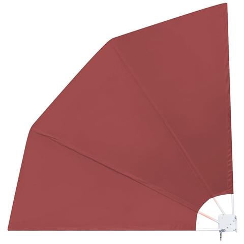 Tenda Laterale per Balcone Pieghevole Terracotta 210x210 cm - Foto 1
