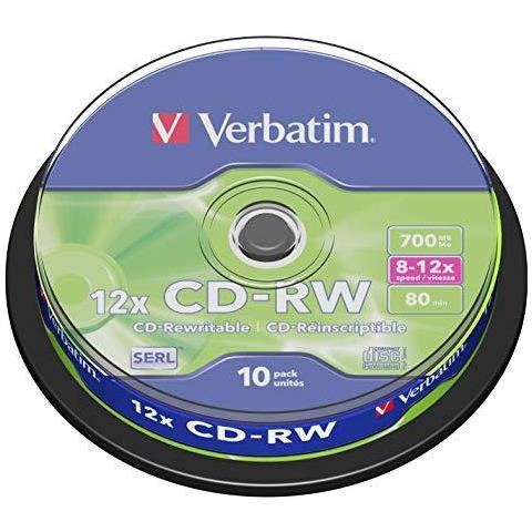 43480 Cd-rw 80 Datalife Plus, Confezione Da 10, Velocita 8x - 12x, 700 Mb - Foto 6