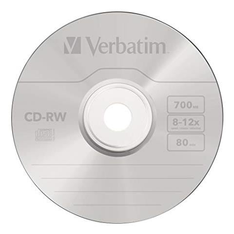 43480 Cd-rw 80 Datalife Plus, Confezione Da 10, Velocita 8x - 12x, 700 Mb - Foto 1