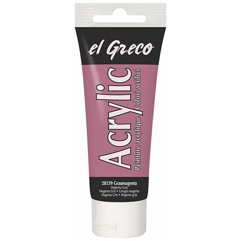 Colore Acrilico El Greco 75 Ml Grigio Magenta - Foto 1