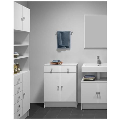 Legno & Colors Clicca A2 Mobiletto Bagno, 60 X 29,6 X 81,5, Legno composito, Bianco, 81,5 X 29,6 Cm X 60 - Foto 5