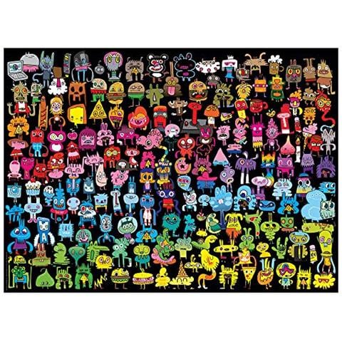 Puzzle Burgerman Doodle Arcobaleno, 1000 Pezzi, Vd-29786 - Foto 2