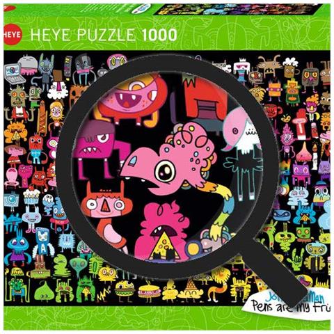 Puzzle Burgerman Doodle Arcobaleno, 1000 Pezzi, Vd-29786 - Foto 3