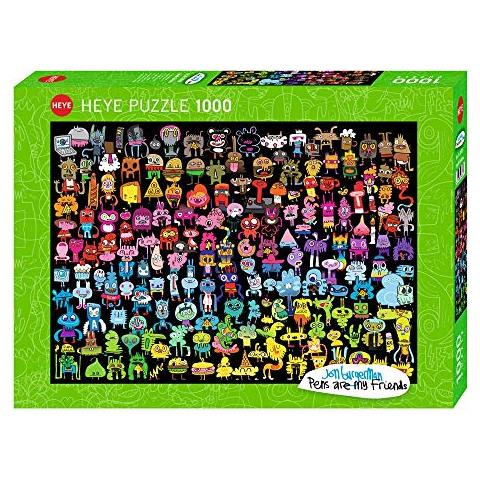 Puzzle Burgerman Doodle Arcobaleno, 1000 Pezzi, Vd-29786 - Foto 1