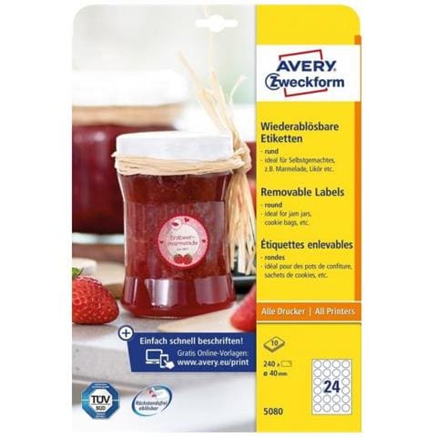 Runde Etik. :40mm (5080)  - Foto 2