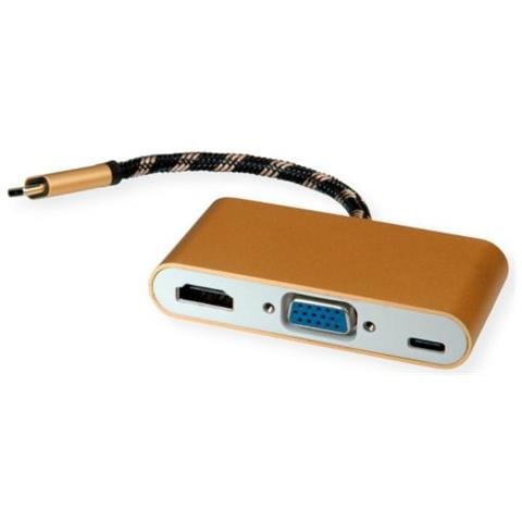 12.03.3155, Usb 3.2 Gen 1 3.1 Gen 1 Tipo B, Nero, Oro, Bianco, Hdmi, Usb 3.2 Gen 1 3.1 - Foto 1