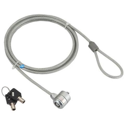 Cavo Di Sicurezza Blocco Notebook Con Chiave Lucchetto Antifurto Laptop Pc - Foto 7