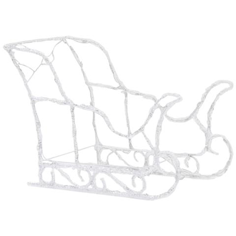 Decorazione Natalizia Renne e Slitta 280x28x55 cm in Acrilico - Foto 7