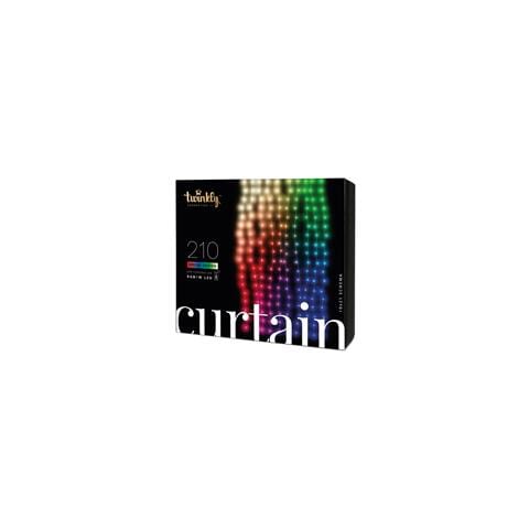 Luci Di Natale Curtain 210 Led Rgb Twinkly Multicolore - Foto 4